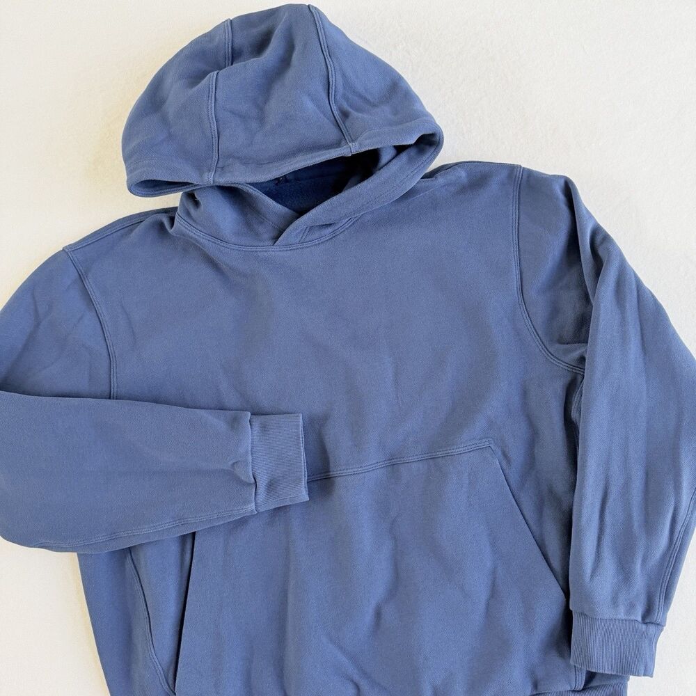Lululemon Hoodie Mens MEDIUM Steady State Fleece Pullover Relaxed Sweatshirt